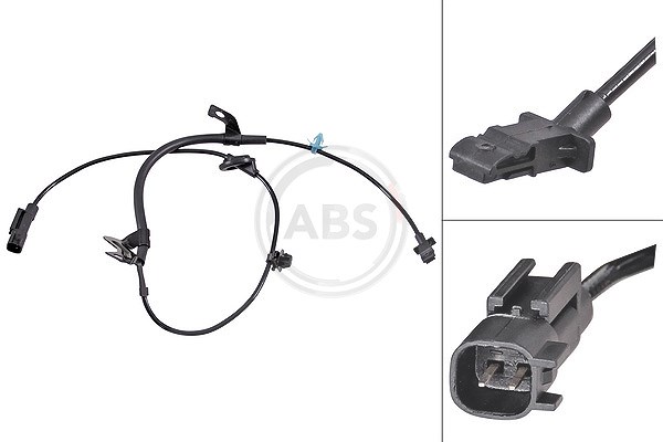 A.b.s. Sensor, Raddrehzahl [Hersteller-Nr. 31546] für Mitsubishi, Citroën, Peugeot