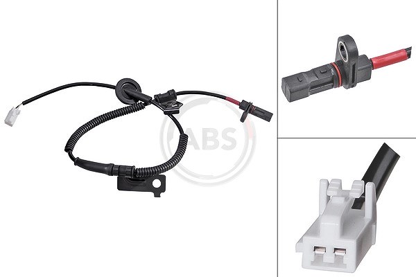 A.b.s. Sensor, Raddrehzahl [Hersteller-Nr. 31668] für Hyundai