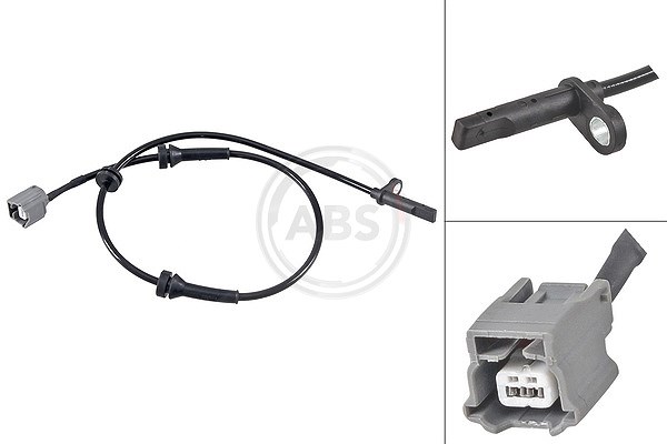 A.b.s. Sensor, Raddrehzahl [Hersteller-Nr. 31640] für Nissan, Renault