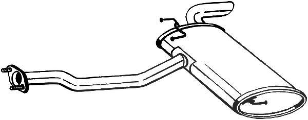Bosal Endschalldämpfer [Hersteller-Nr. 165-059] für Hyundai