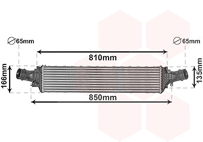 Van Wezel Ladeluftkühler [Hersteller-Nr. 03004406] für Audi
