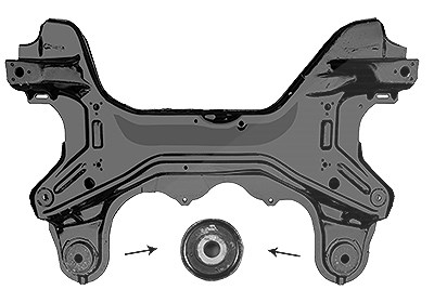 Van Wezel Hilfsrahmen/Aggregateträger [Hersteller-Nr. 5888690] für Seat, Audi, Skoda, VW