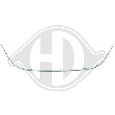 Diederichs Zier-/Schutzleiste, Stoßfänger [Hersteller-Nr. 1807144] für Opel
