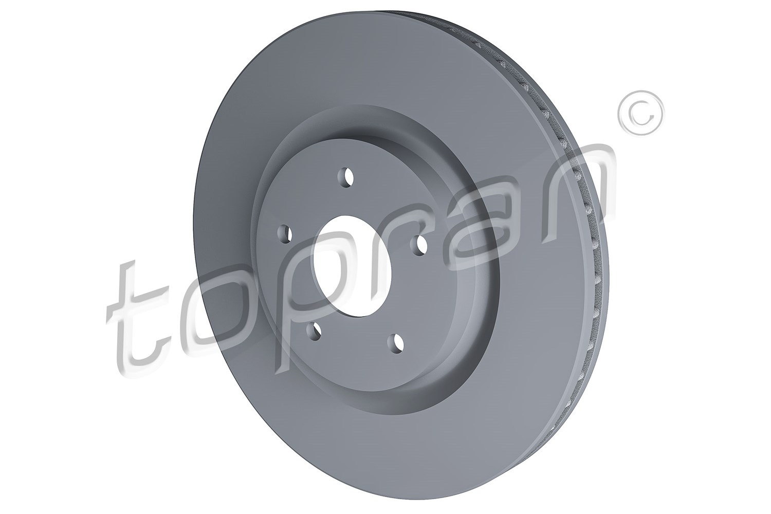 Topran 1x Bremsscheibe [Hersteller-Nr. 631177] für Nissan, Renault