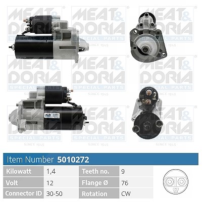 Meat & Doria Starter [Hersteller-Nr. 5010272] für Volvo, Renault