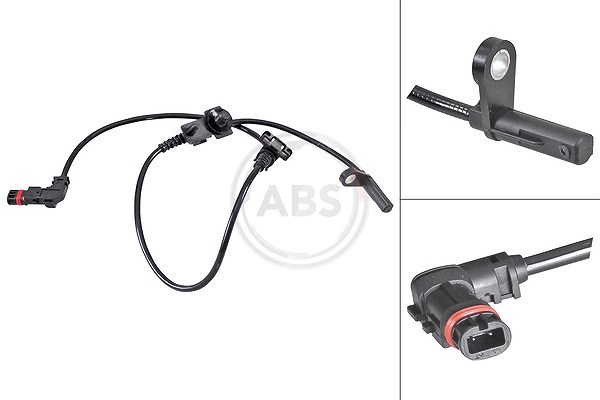 A.b.s. Sensor, Raddrehzahl [Hersteller-Nr. 31707] für Chrysler, Jeep