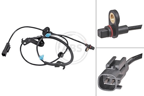 A.b.s. Sensor, Raddrehzahl [Hersteller-Nr. 31812] für Chrysler, Lancia