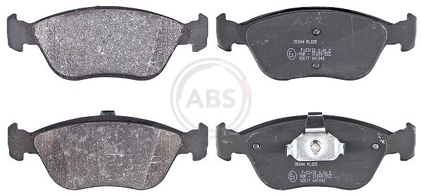 A.b.s. Bremsbelagsatz, Scheibenbremse [Hersteller-Nr. 35044] für Volvo