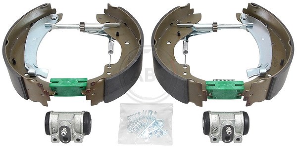 A.b.s. Bremsbackensatz [Hersteller-Nr. 111545] für Fiat, Peugeot, Citroën