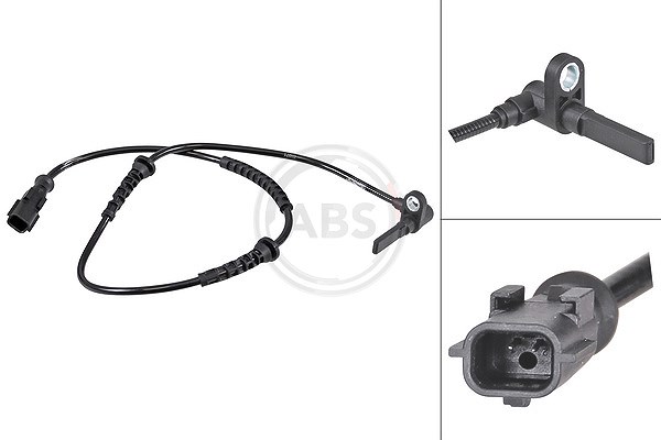 A.b.s. Sensor, Raddrehzahl [Hersteller-Nr. 31783] für Renault
