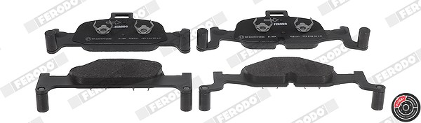 Ferodo Bremsbelagsatz, Scheibenbremse [Hersteller-Nr. FDB5101] für Audi