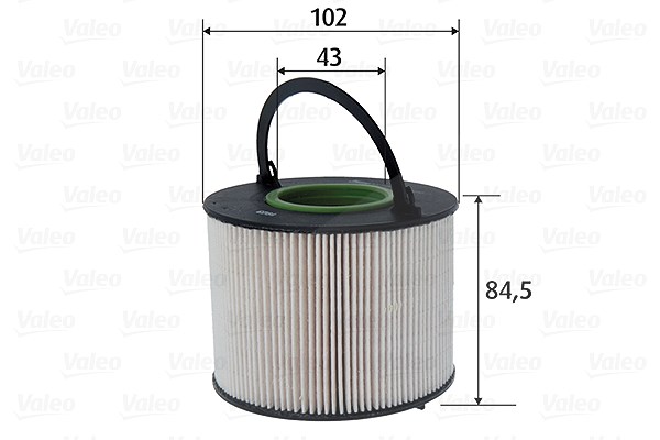 Valeo Kraftstofffilter [Hersteller-Nr. 587075] für Audi, Porsche, VW