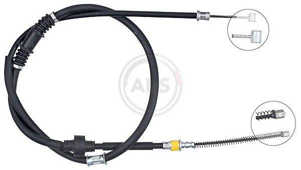 A.b.s. Seilzug, Feststellbremse [Hersteller-Nr. K10223] für Mitsubishi