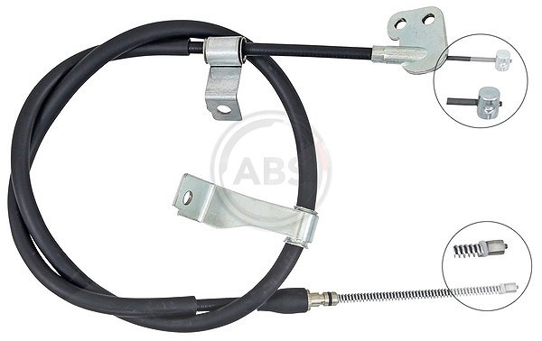 A.b.s. Seilzug, Feststellbremse [Hersteller-Nr. K16046] für Hyundai