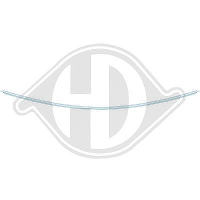 Diederichs Zier-/Schutzleiste, Stoßfänger [Hersteller-Nr. 1807766] für Opel
