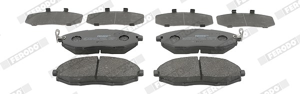 Ferodo Bremsbelagsatz, Scheibenbremse [Hersteller-Nr. FDB4304] für Chevrolet, Daewoo