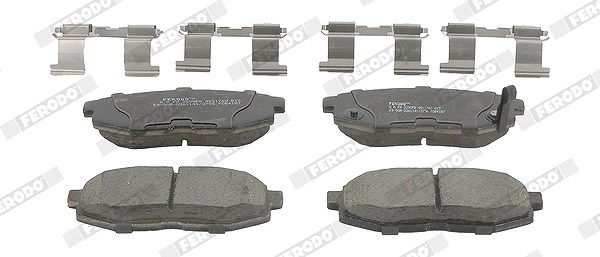 Ferodo Bremsbelagsatz, Scheibenbremse [Hersteller-Nr. FDB4187] für Subaru, Toyota