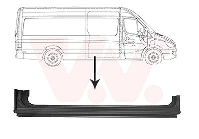 Van Wezel Seitenwand [Hersteller-Nr. 3077110] für Mercedes-Benz, VW