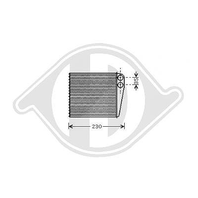 Diederichs Wärmetauscher, Innenraumheizung [Hersteller-Nr. DCM1251] für VW, Seat, Audi, Skoda