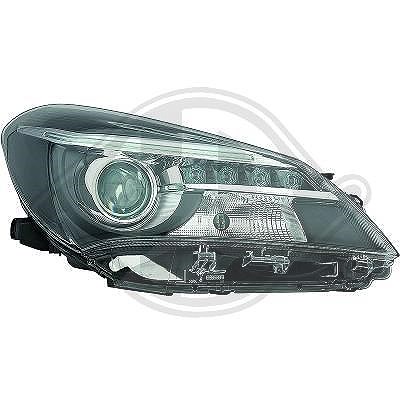 Diederichs Hauptscheinwerfer [Hersteller-Nr. 6607184] für Toyota