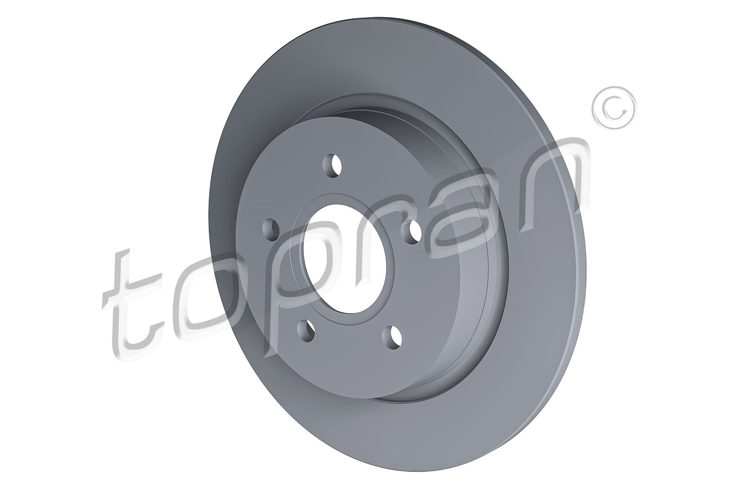 Topran Bremsscheibe Hinterachse Voll [Hersteller-Nr. 304250] für Ford