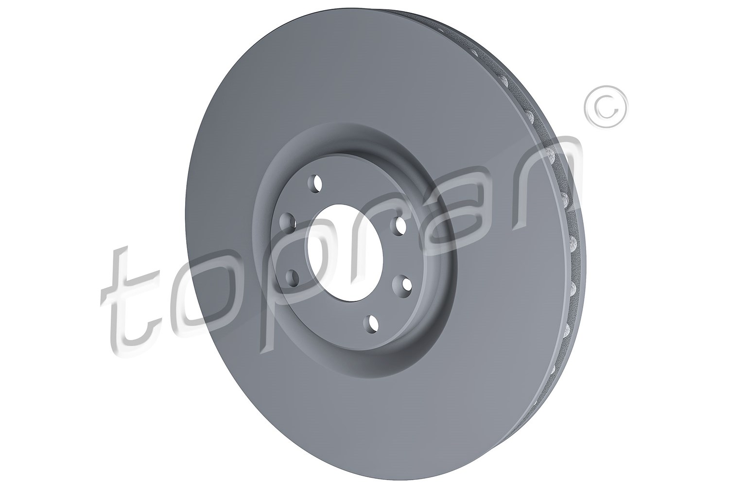 Topran Bremsscheibe Vorderachse Belüftet [Hersteller-Nr. 722837] für Ds, Citroën, Peugeot
