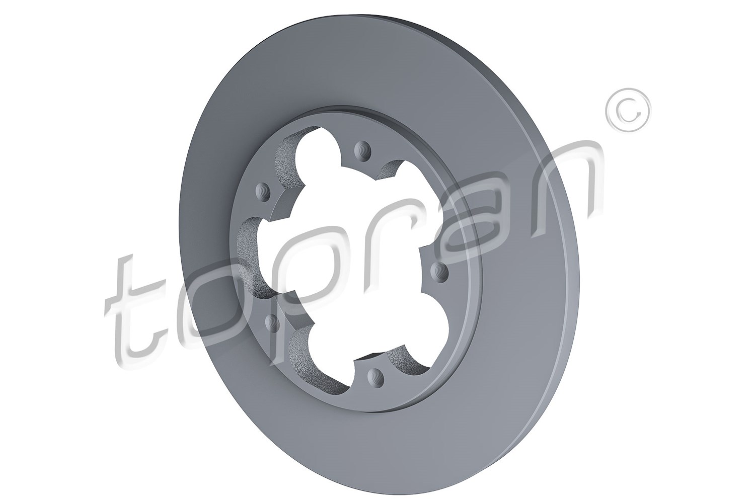 Topran Bremsscheibe Hinterachse Voll [Hersteller-Nr. 305091] für Ford