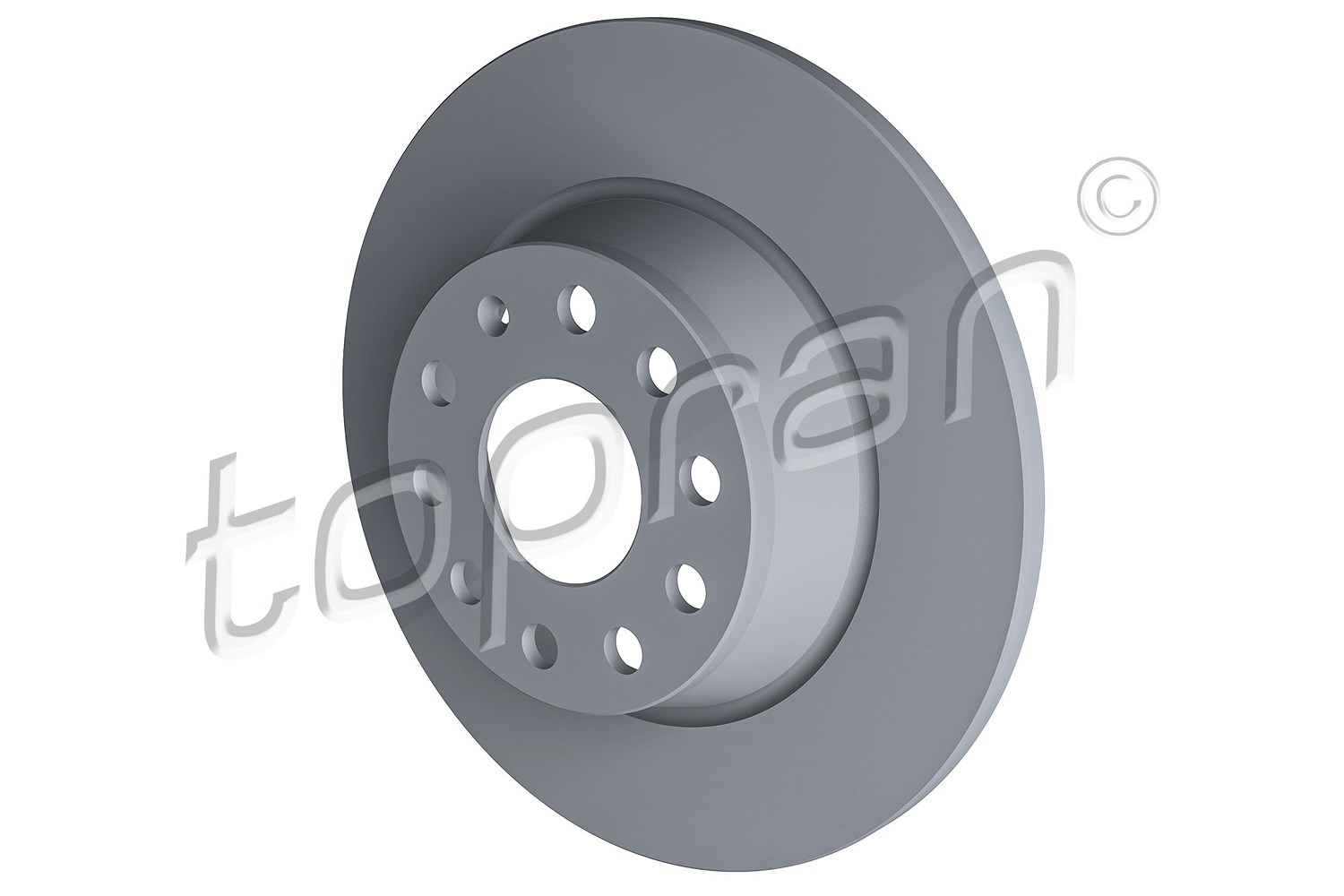 Topran Bremsscheibe Hinterachse Voll [Hersteller-Nr. 115893] für Seat, Audi, VW, Skoda
