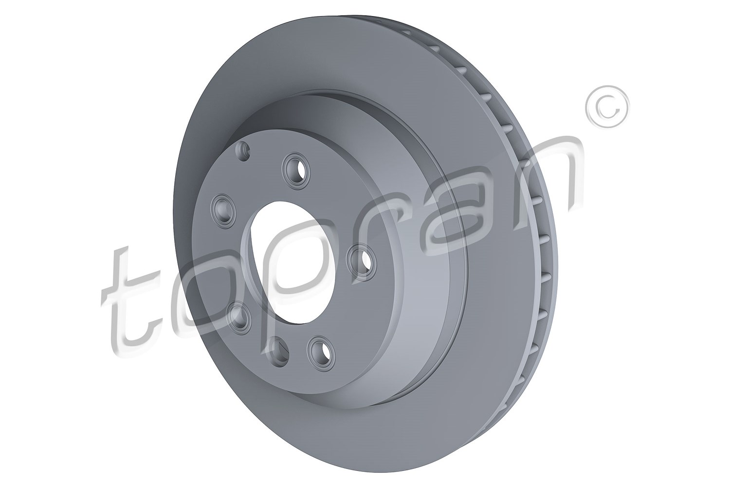Topran Bremsscheibe Hinterachse Belüftet [Hersteller-Nr. 111290] für Audi, Porsche, VW