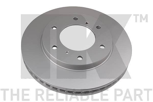 Nk 1x Bremsscheibe [Hersteller-Nr. 313059] für Fiat, Mitsubishi