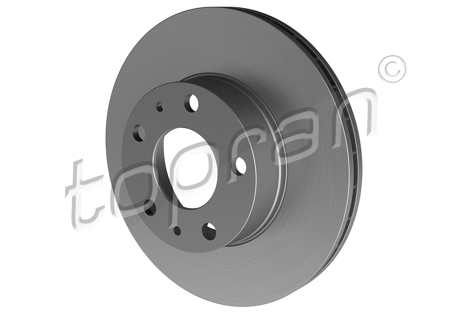 Topran 1x Bremsscheibe [Hersteller-Nr. 722454] für Fiat, Citroën, Peugeot