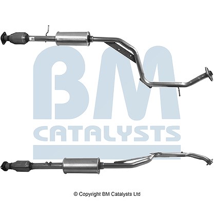 Bm Catalysts Katalysator [Hersteller-Nr. BM91743H] für Mazda
