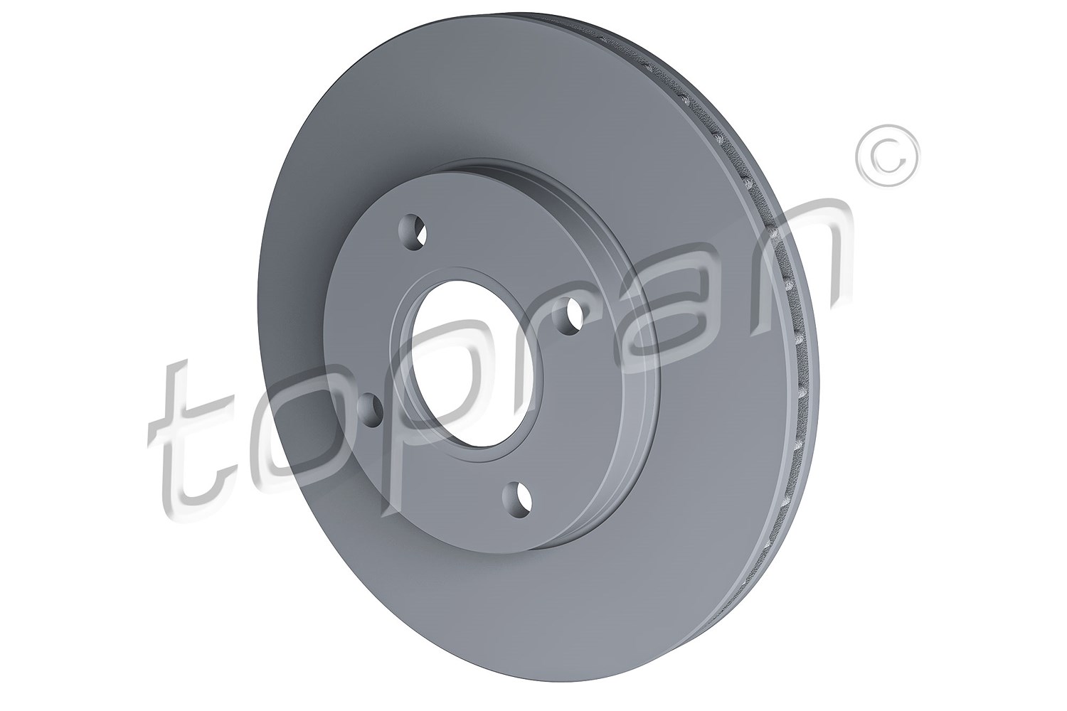 Topran Bremsscheibe Vorderachse Belüftet [Hersteller-Nr. 301415] für Mazda, Ford