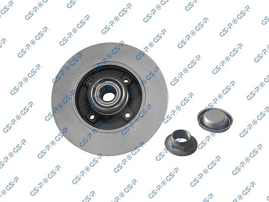 Gsp 1x Bremsscheibe Hinterachse Voll [Hersteller-Nr. 9230145K] für Ds, Peugeot, Citroën