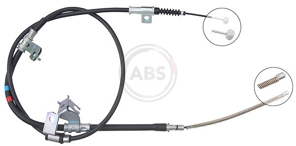 A.b.s. Seilzug, Feststellbremse [Hersteller-Nr. K17502] für Hyundai