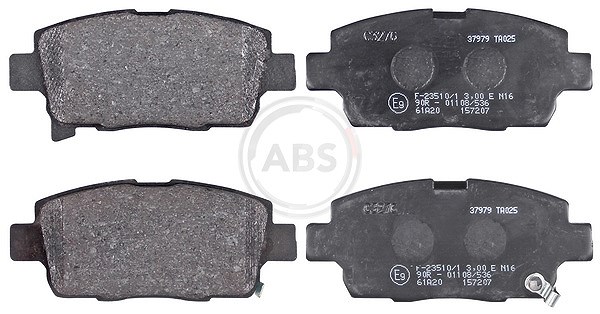 A.b.s. Bremsbelagsatz, Scheibenbremse [Hersteller-Nr. 37979] für Toyota