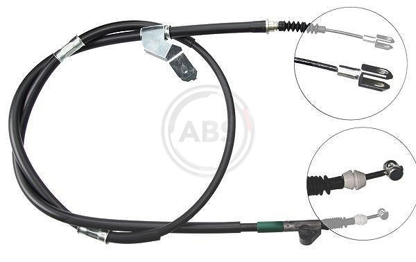 A.b.s. 1x Handbremsseil Scheibenbremse Hinterachse [Hersteller-Nr. K19607] für Toyota