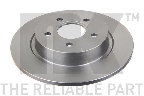 Nk 1x Bremsscheibe Hinterachse Voll [Hersteller-Nr. 204847] für Ford, Volvo