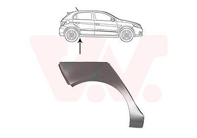 Van Wezel Seitenwand [Hersteller-Nr. 5894148] für VW