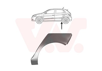 Van Wezel Seitenwand [Hersteller-Nr. 5894147] für VW