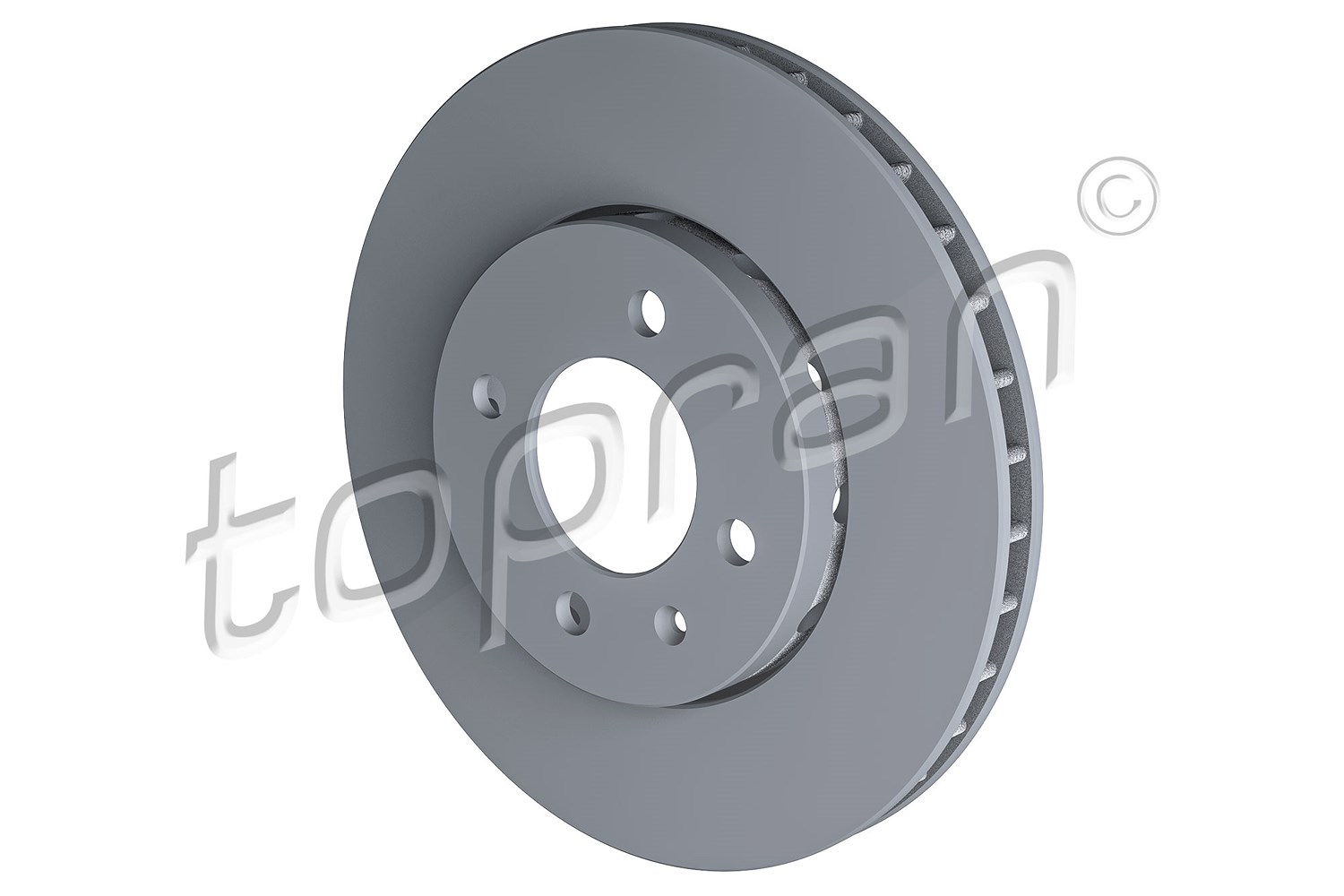 Topran Bremsscheibe Vorderachse Belüftet [Hersteller-Nr. 115930] für Seat, VW, Skoda
