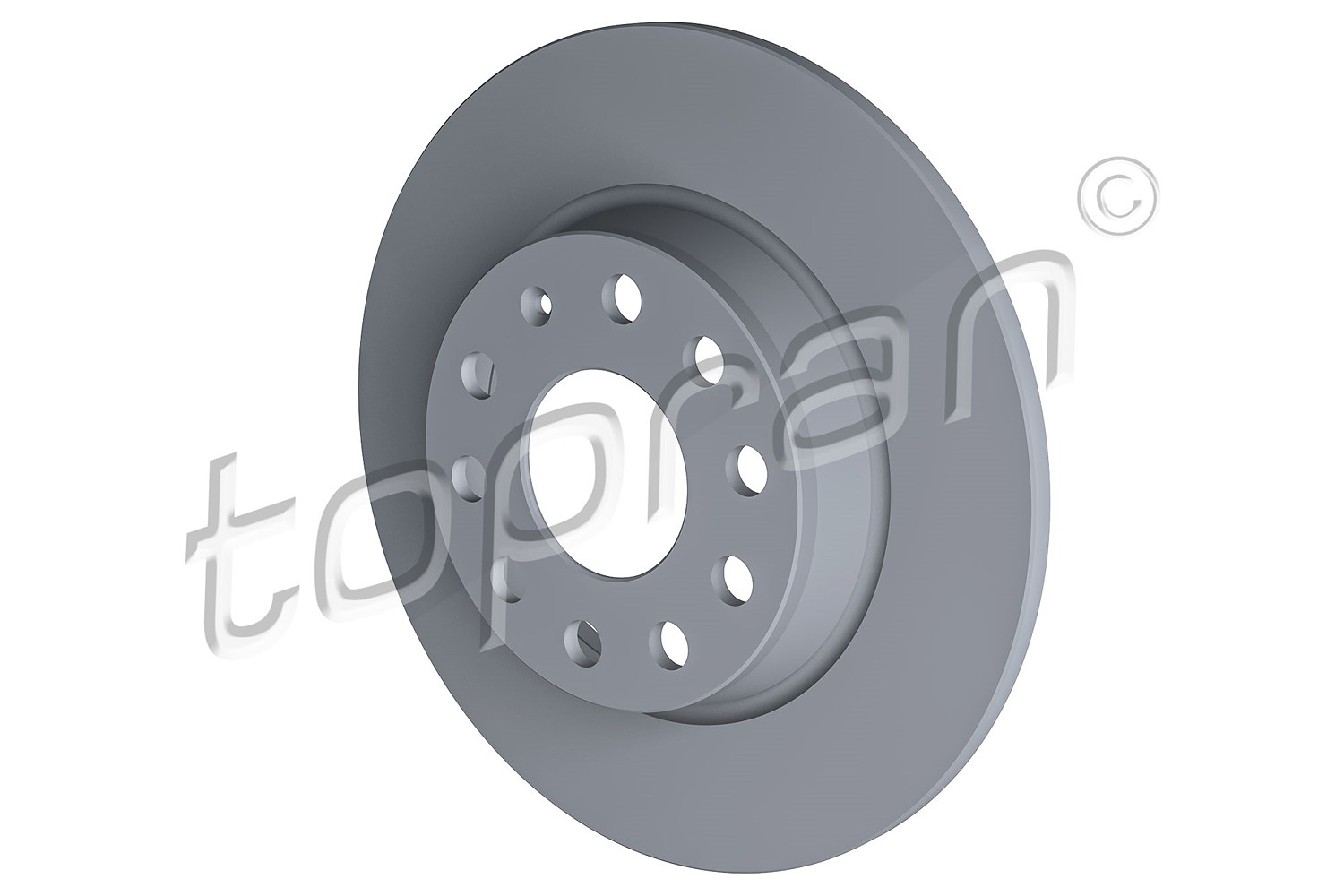 Topran Bremsscheibe Hinterachse Voll [Hersteller-Nr. 114027] für Seat, Cupra, Audi, VW, Skoda