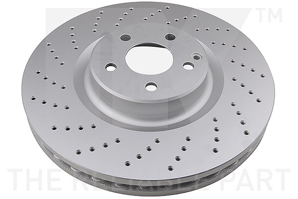 Nk 1x Bremsscheibe [Hersteller-Nr. 313366] für Mercedes-Benz