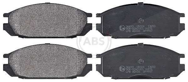 A.b.s. Bremsbelagsatz, Scheibenbremse [Hersteller-Nr. 36693] für Nissan