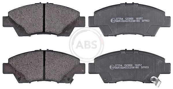 A.b.s. Bremsbelagsatz, Scheibenbremse [Hersteller-Nr. 37754] für Honda