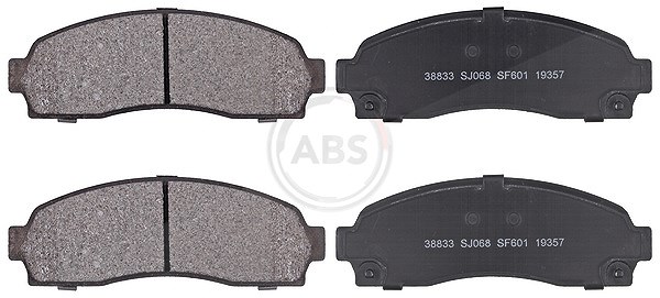 A.b.s. Bremsbelagsatz, Scheibenbremse [Hersteller-Nr. 38833] für Chevrolet, Ford Usa