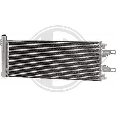 Diederichs Kondensator, Klimaanlage [Hersteller-Nr. DCC1595] für Peugeot, Fiat, Citroën