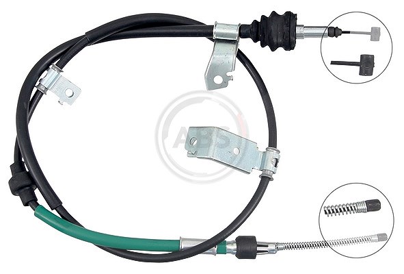 A.b.s. Seilzug, Feststellbremse [Hersteller-Nr. K15004] für Honda