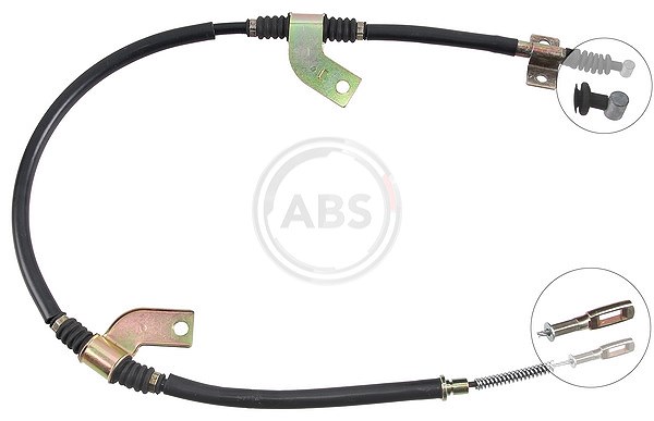 A.b.s. Seilzug, Feststellbremse [Hersteller-Nr. K16817] für Daewoo, Ssangyong