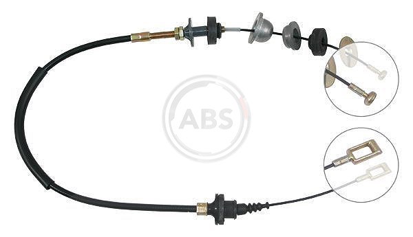 A.b.s. Seilzug, Kupplungsbetätigung [Hersteller-Nr. K25270] für Fiat, Citroën, Peugeot